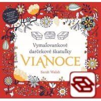 Vymaľovankové darčekové škatuľky: Vianoce