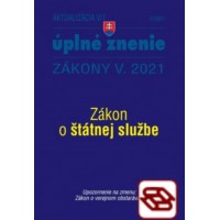 Zákony 2021 V aktualizácia V 1 - štátna služba, informačné technológie verejnej správy