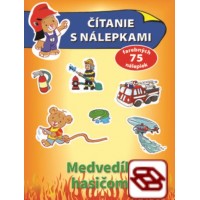 Čítanie s nálepkami - Medvedík hasičom