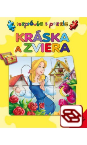 Kráska a zviera - Obsahuje 6x puzzle