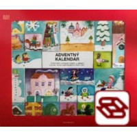 Adventný kalendár 24 knižočiek s vianočnými príbehmi a koledami