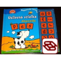 Usilovná včielka: Abeceda - Magnetická knižka - Pes