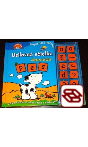 Usilovná včielka: Abeceda - Magnetická knižka - Pes