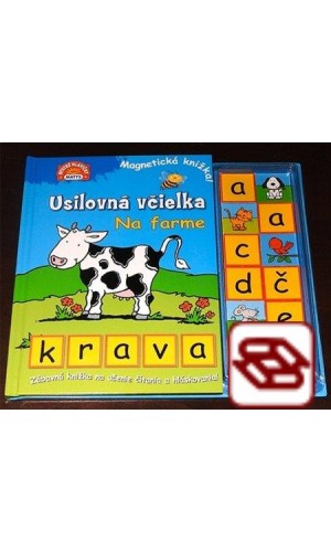 Usilovná včielka: Na farme - Magnetická knižka - Krava