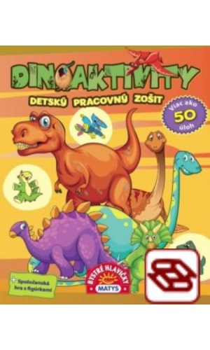 Dinoaktivity – Detský pracovný zošit