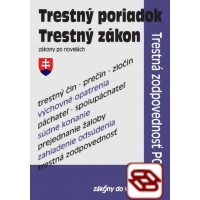 Trestný poriadok, Trestný zákon - zákony po novelách - Trestná zodpovednosť PO