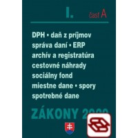 Zákony 2020 I/A - Daňové zákony – úplné znenie k 1.1.2020 - ZDP, DPH, správa daní, spotrebné a miestne dane, elektronická fakturácia, cestovné náhrady, finančná správa