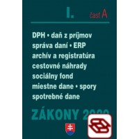 Zákony 2020 I/A - Daňové zákony – úplné znenie k 1.1.2020 - ZDP, DPH, správa daní, spotrebné a miestne dane, elektronická fakturácia, cestovné náhrady, finančná správa