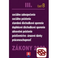 Zákony 2020 III. B - Zdravotné a sociálne zákony – Úplné znenie k 1.1.2020 (Sociálne, dôchodkové, nemocenské a zdravotné poistenie)