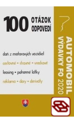 100 otázok a odpovedí – Automobil, Výdavky FO 2020