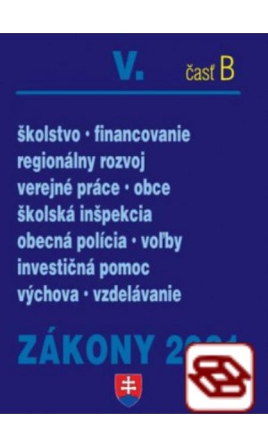 Zákony 2021 V. B - Školstvo, Obce