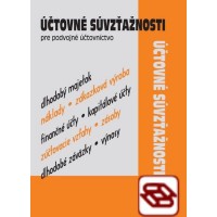 Účtovné súvzťažnosti pre podvojné účtovníctvo - Dlhodobý majetok, náklady, zákazková výroba, finančné a kapitálové účty, výnosy, dlhodobé, záväzky, zúčtovacie vzťahy