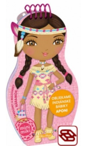 Obliekame indiánske bábiky APONI – Maľovanky