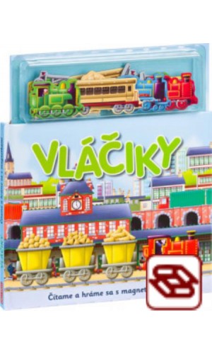 VLÁČIKY - Knižka s magnetkami