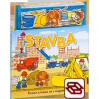 STAVBA - Knižka s magnetkami