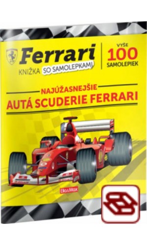 FERRARI, autá Scuderie – Kniha samolepiek